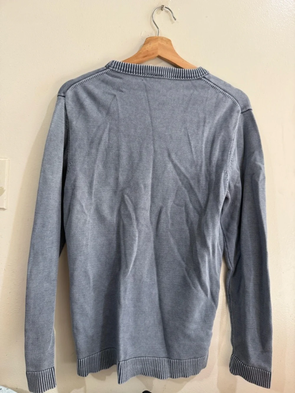Buck Mason Light Blue Crewneck Sweater
